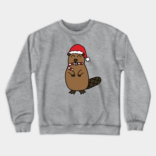 Christmas Beaver Crewneck Sweatshirt